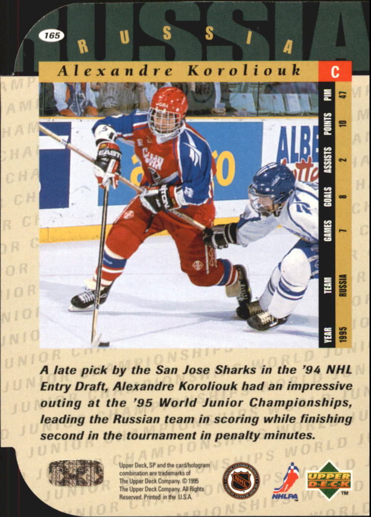 A4052- 1994-95 SP Die Cuts Hockey Card #s 1-195 -You Pick- 15+ FREE US SHIP - Picture 309 of 363