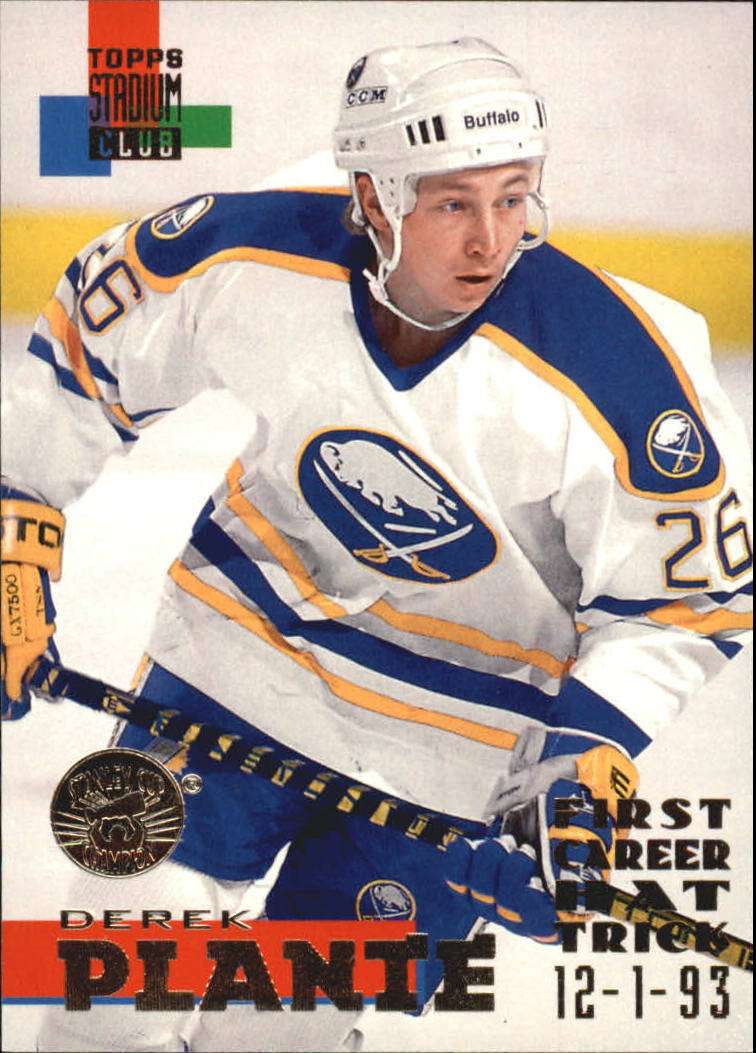 199495 Stadium Club Buffalo Sabres Hockey Card 30 Derek