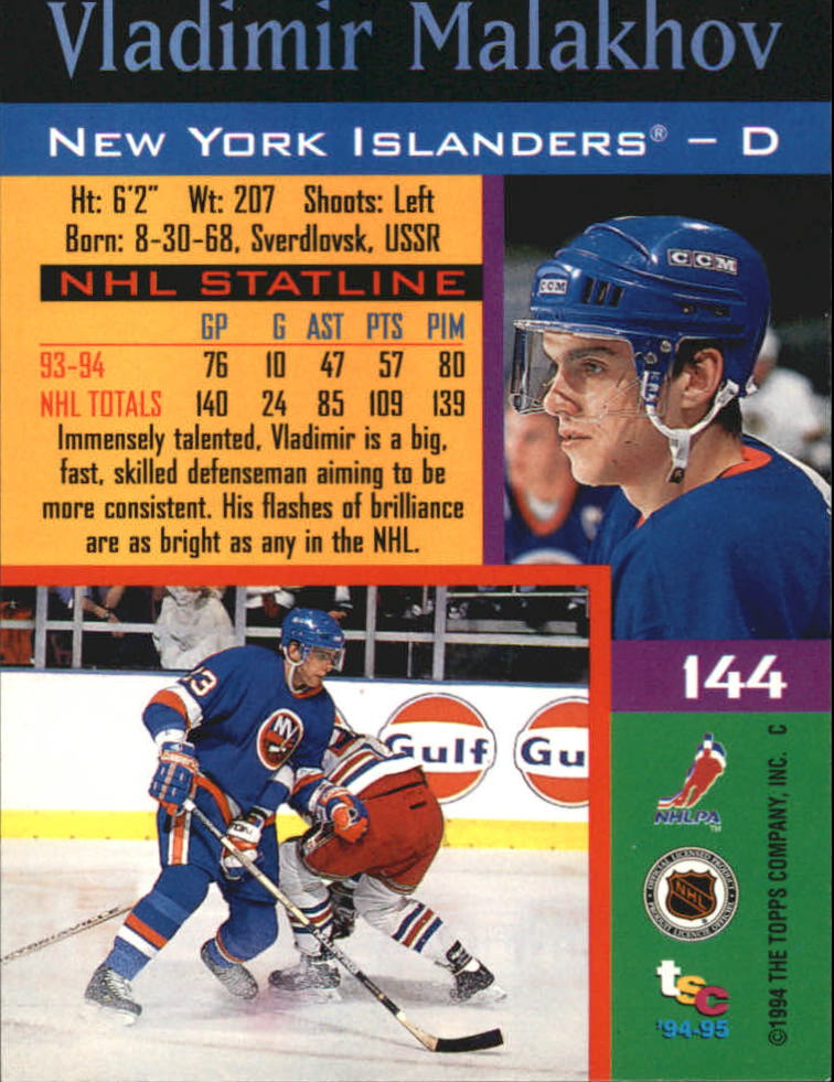 Sports Card Back