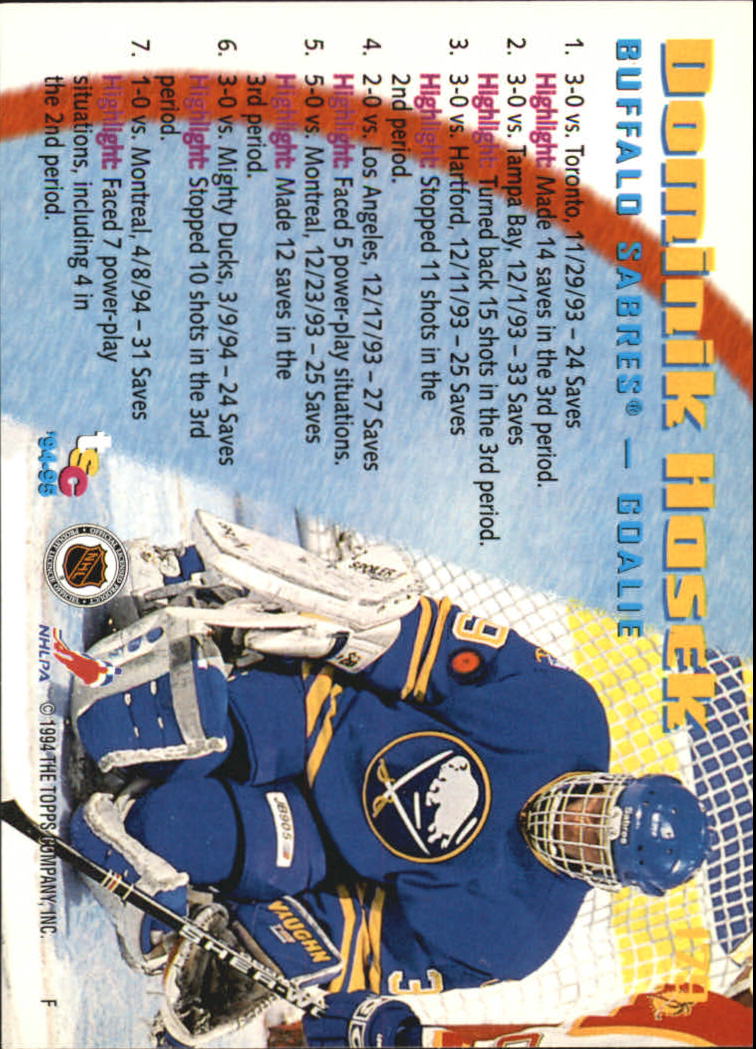 Sports Card Back