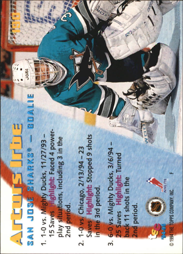 Sports Card Back