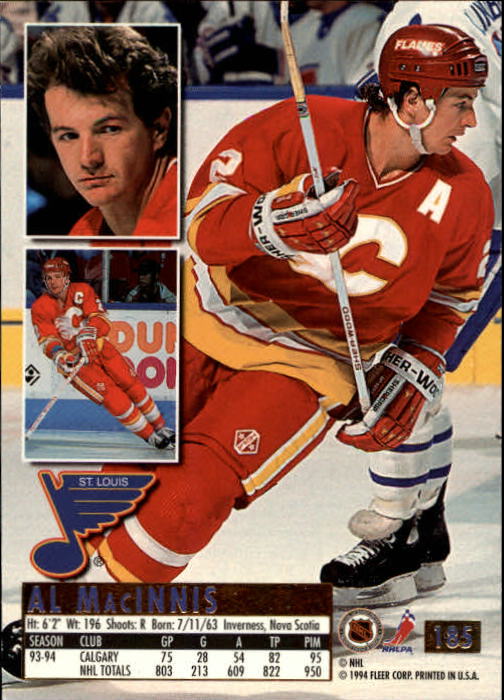 Sports Card Back