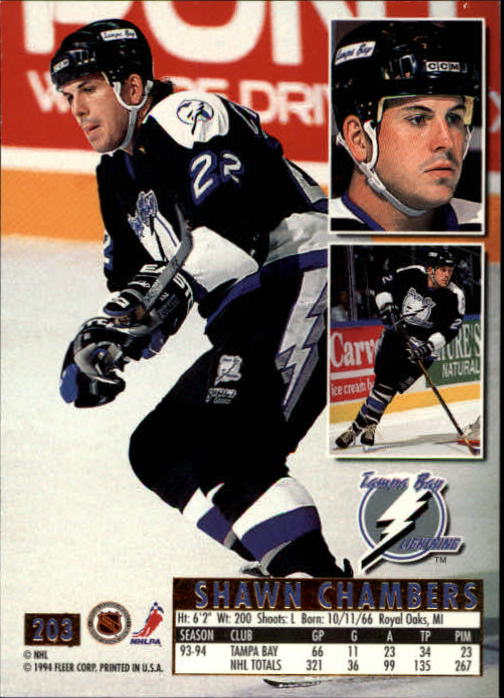 Sports Card Back