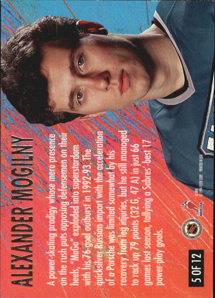 1994-95 Ultra All-Stars #5 Alexander Mogilny back image
