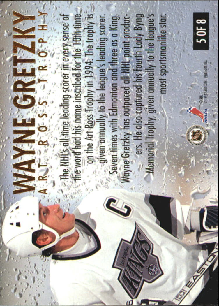 1994-95 Ultra Award Winners #5 Wayne Gretzky back image