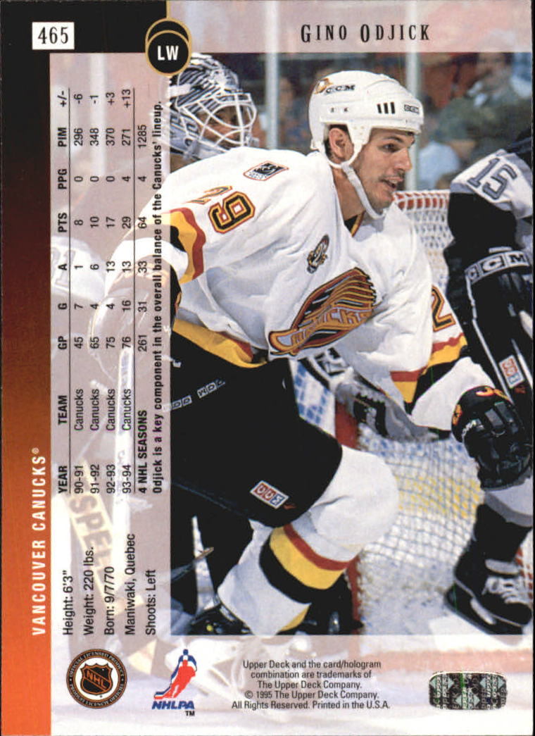 Sports Card Back