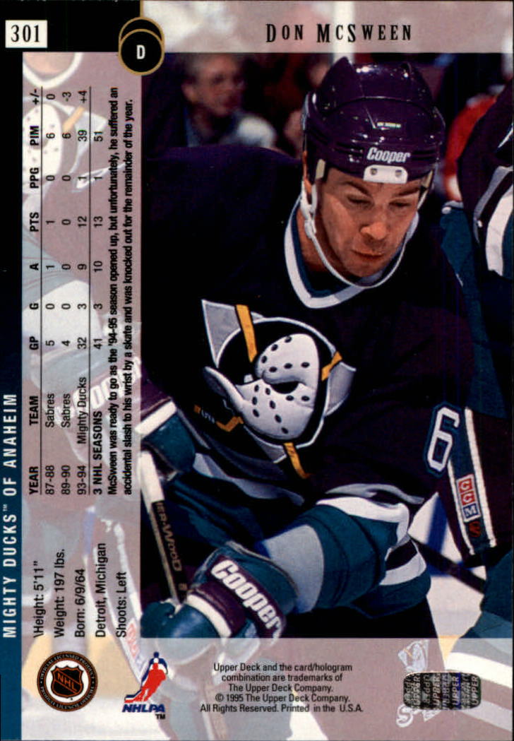 Sports Card Back