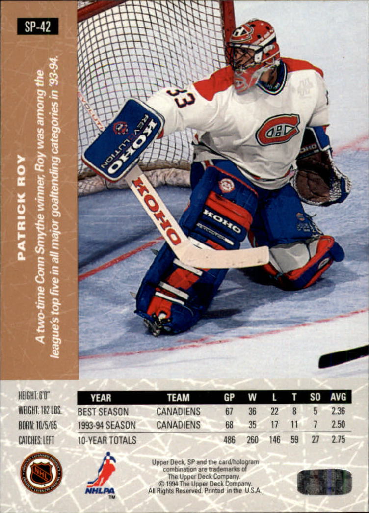 Sports Card Back