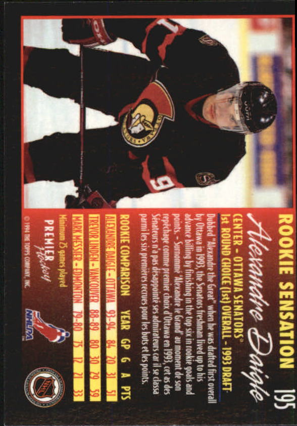 Sports Card Back