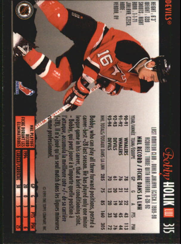 Sports Card Back