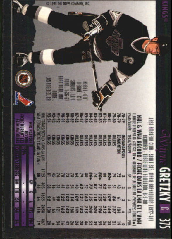 Sports Card Back