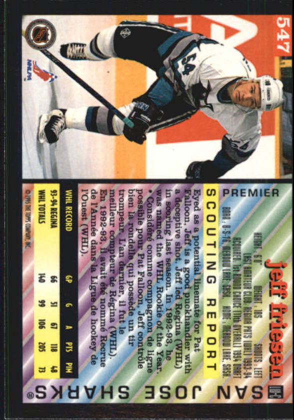 Sports Card Back