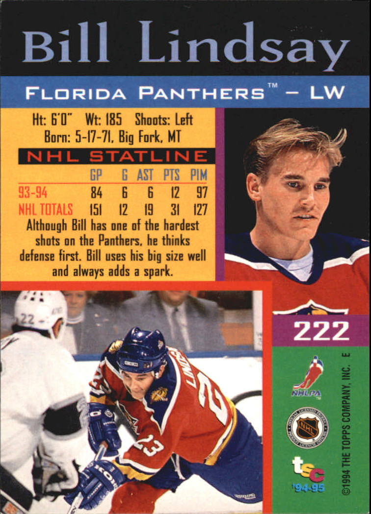 Sports Card Back