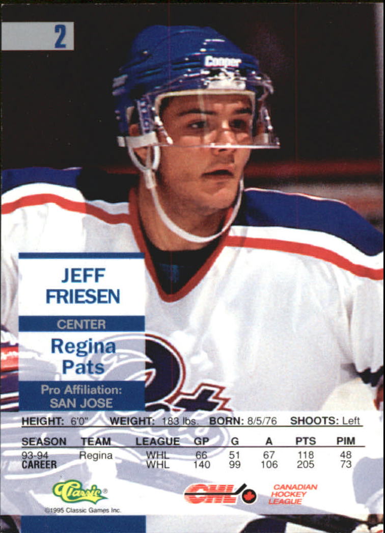 1995 Images #2 Jeff Friesen back image