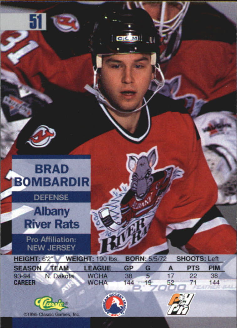 1995 Images #51 Brad Bombardir - NM-MT