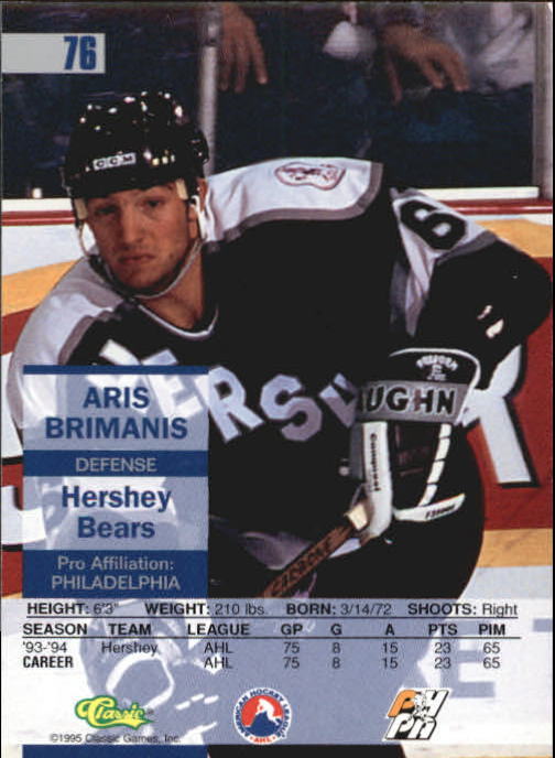 Sports Card Back