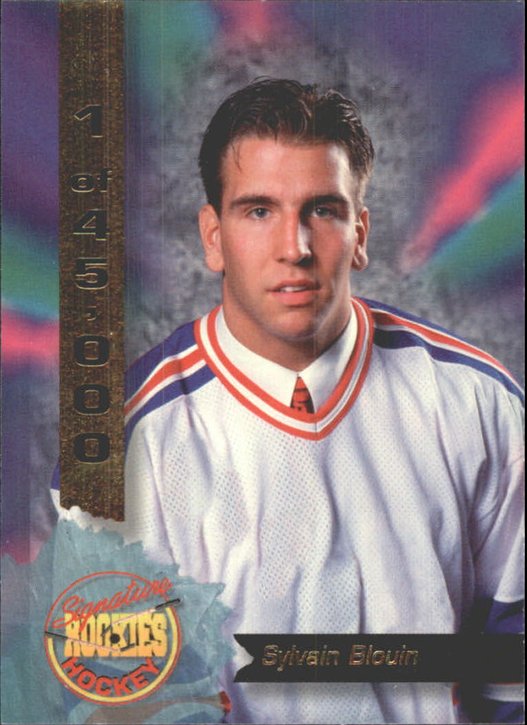 1995 Signature Rookies #59 Sylvain Blouin