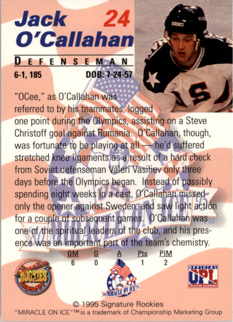 Jack O'Callahan Hockey Stats and Profile at