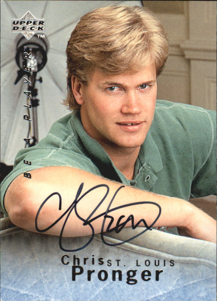 1995-96 Be A Player Autographs #S18 Chris Pronger