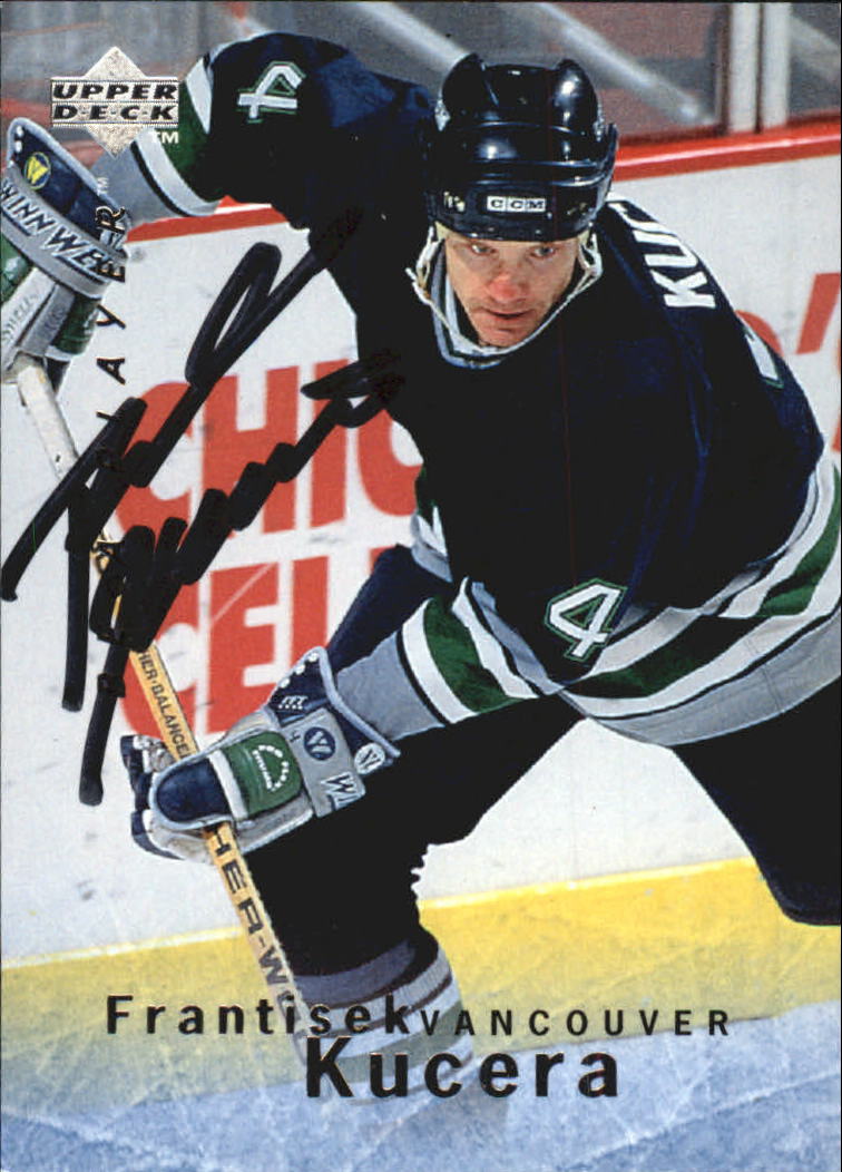 1995-96 Be A Player Autographs #S33 Frantisek Kucera