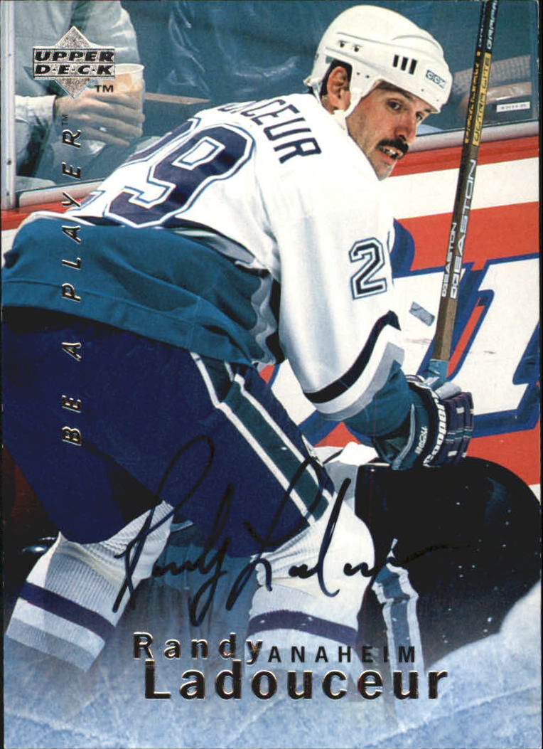 1995-96 Be A Player Autographs #S37 Randy Ladouceur