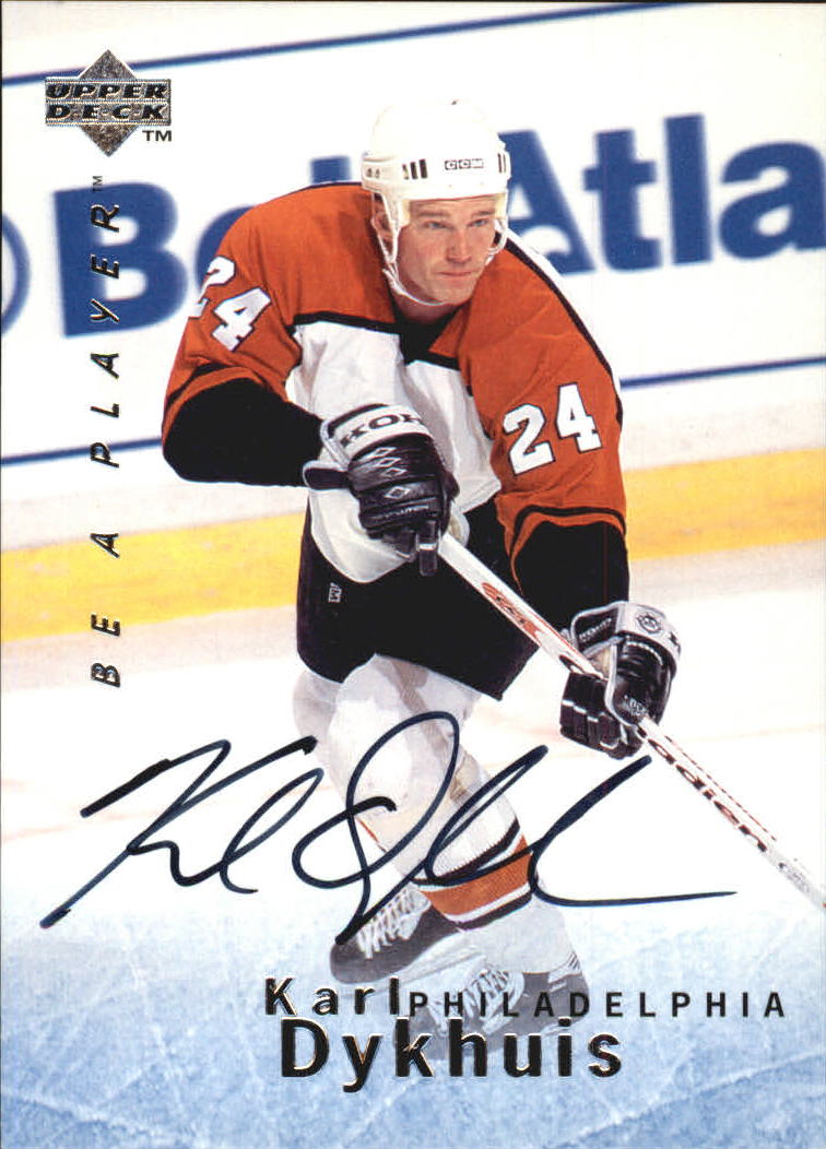 1995-96 Be A Player Autographs #S75 Karl Dykhuis
