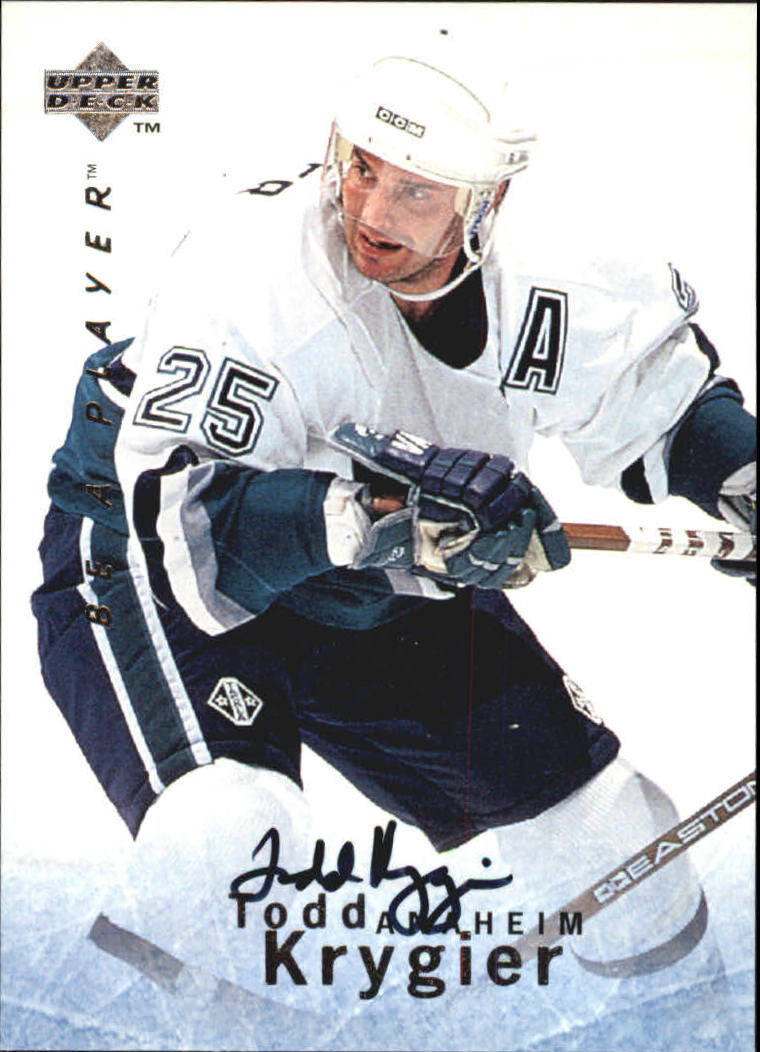 1995-96 Be A Player Autographs #S93 Todd Krygier