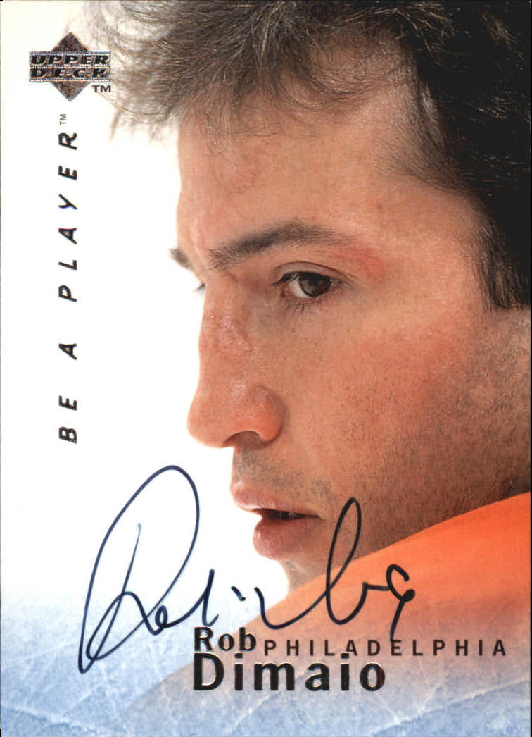 1995-96 Be A Player Autographs #S105 Rob Dimaio