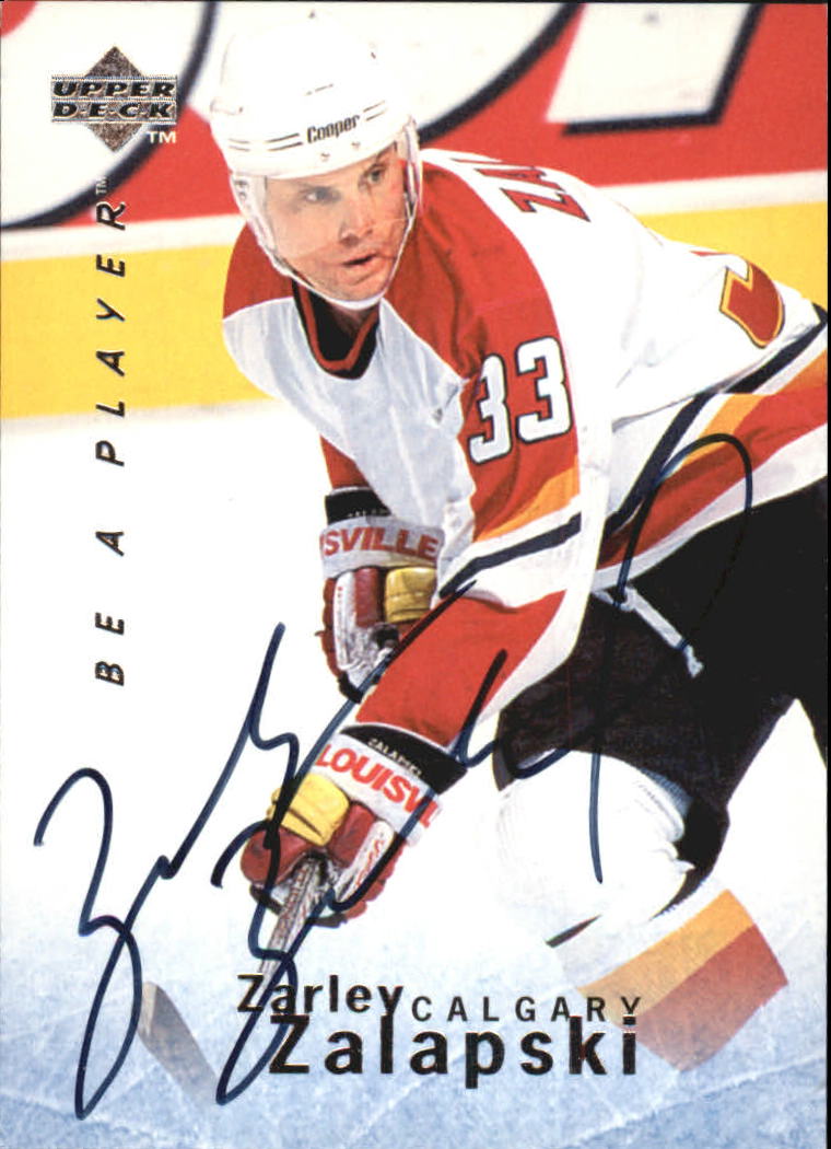 1995-96 Be A Player Autographs #S108 Zarley Zalapski