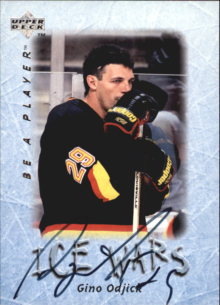 1995-96 Be A Player Autographs #S222 Gino Odjick