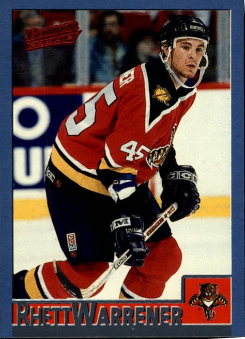 1995-96 Bowman Panthers Hockey Card #108 Rhett Warrener | eBay