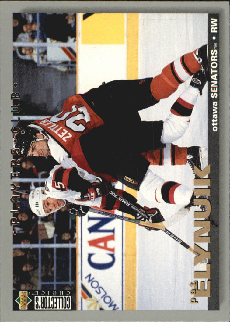 1995-96 Collector's Choice Player's Club #39 Pat Elynuik