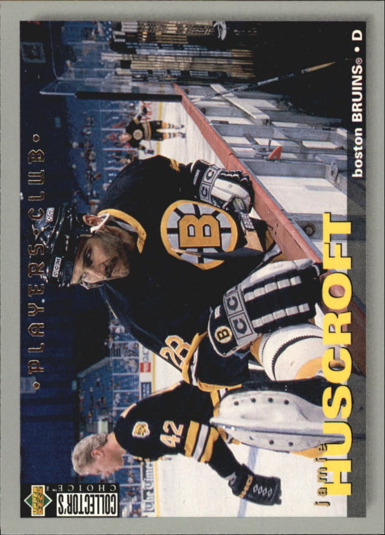 1995-96 Collector's Choice Player's Club #126 Jamie Huscroft