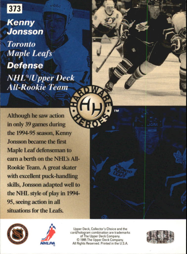Sports Card Back