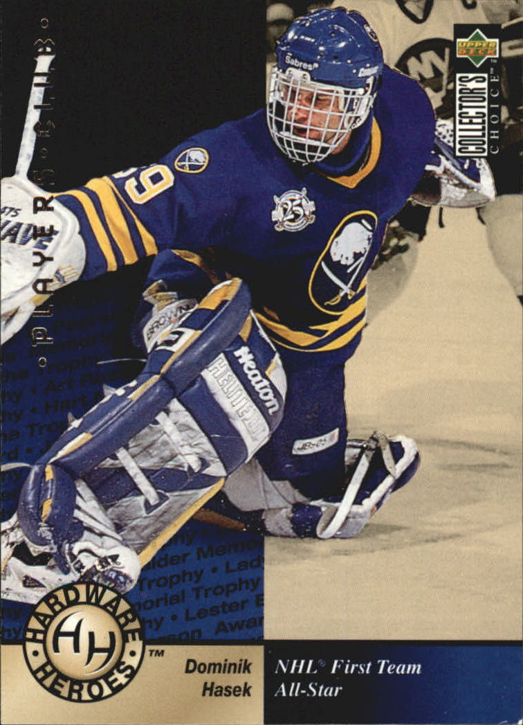 1995-96 Collector's Choice Player's Club #381 Dominik Hasek HH