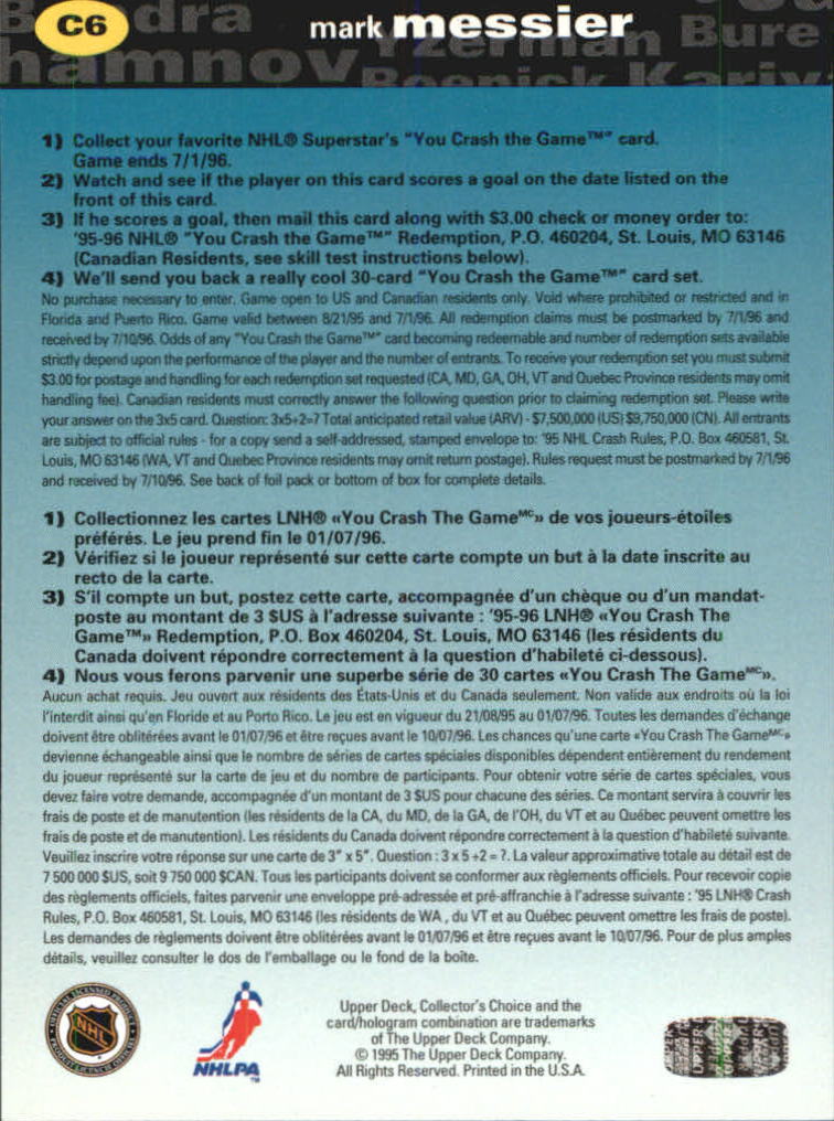 Sports Card Back