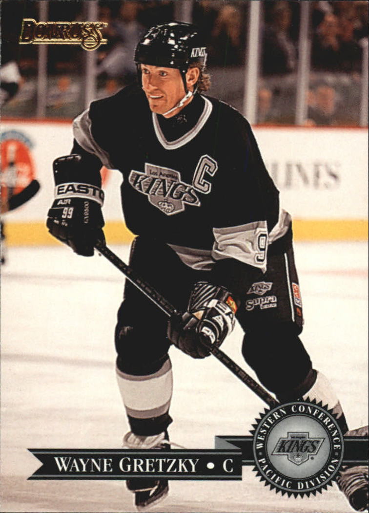 Wayne Gretzky of the Los Angeles Kings in action during the 1995