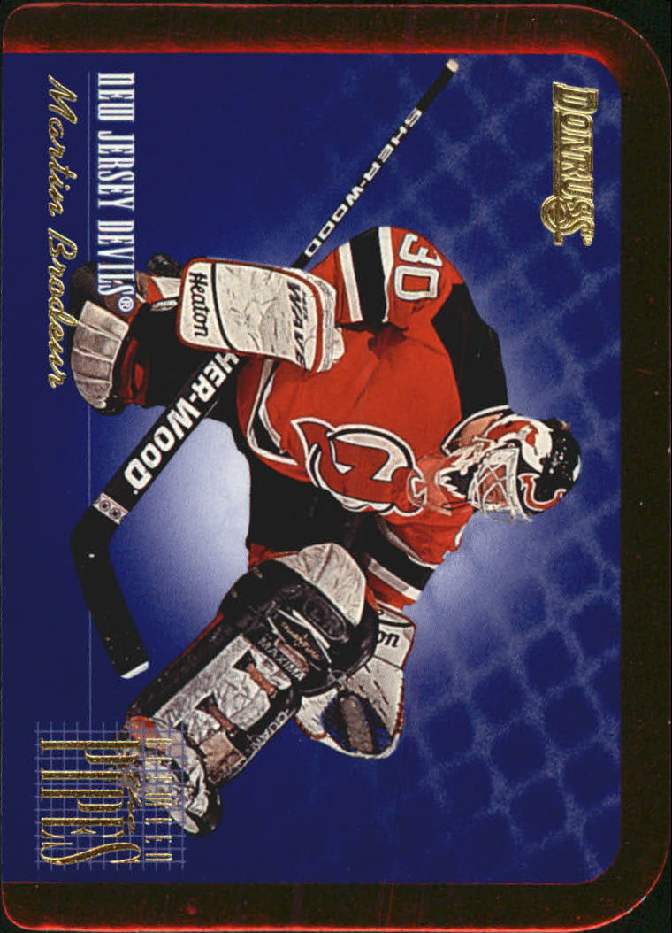 1995-96 Donruss Between the Pipes #5 Martin Brodeur