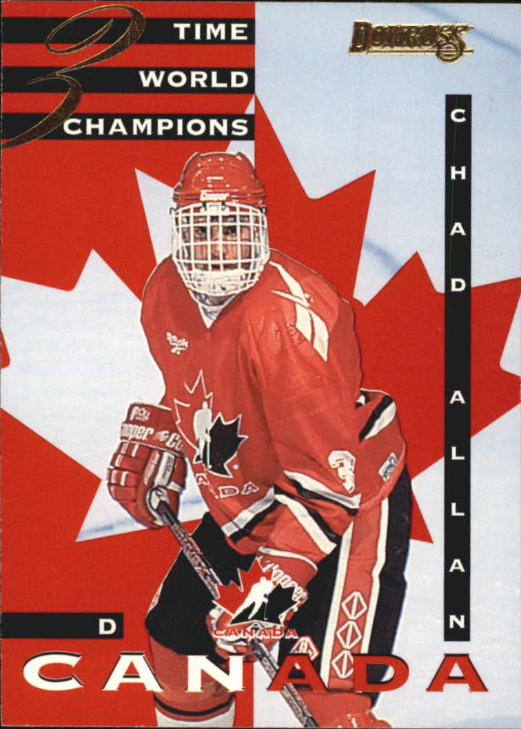1995-96 Donruss Canadian World Junior Team #4 Chad Allen