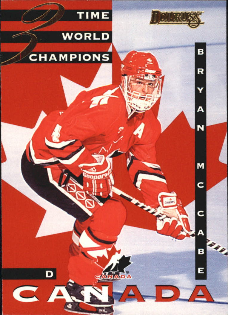 1995-96 Donruss Canadian World Junior Team #8 Bryan McCabe