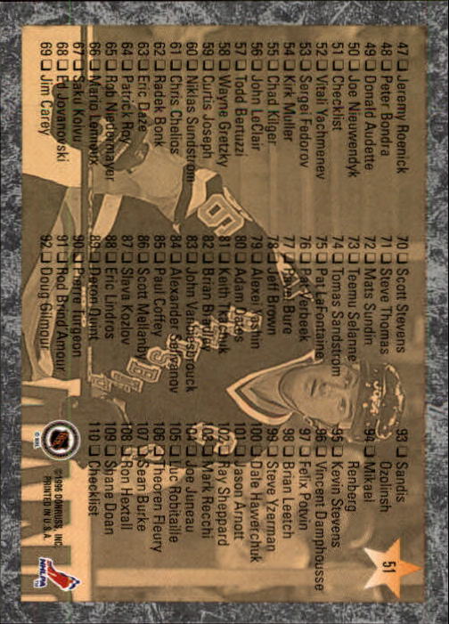 B1536- 1995-96 Donruss Elite Hockey 1-110 + Rookies -du Pick- 15 + Gratis US - Bild 71 von 147