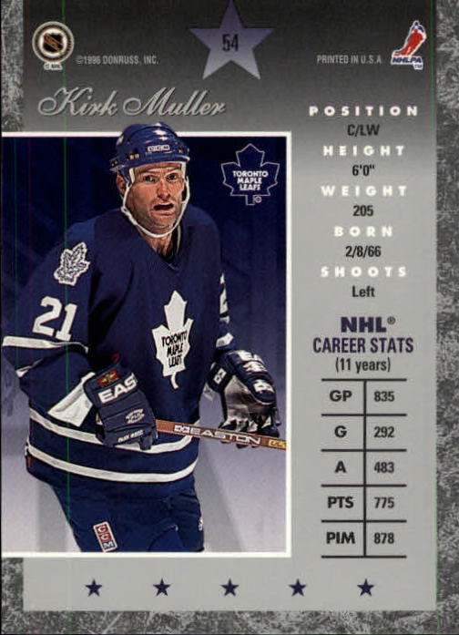 B1536- 1995-96 Donruss Elite Hockey 1-110 + Rookies -du Pick- 15 + Gratis US - Bild 77 von 147
