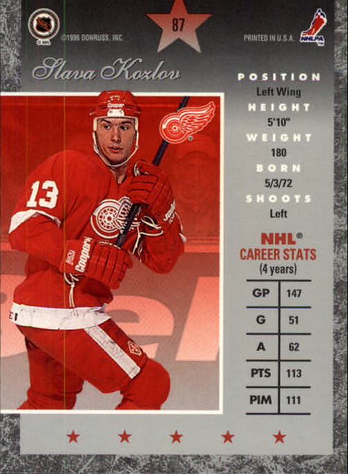 B1536- 1995-96 Donruss Elite Hockey 1-110 + Rookies -du Pick- 15 + Gratis US - Bild 121 von 147