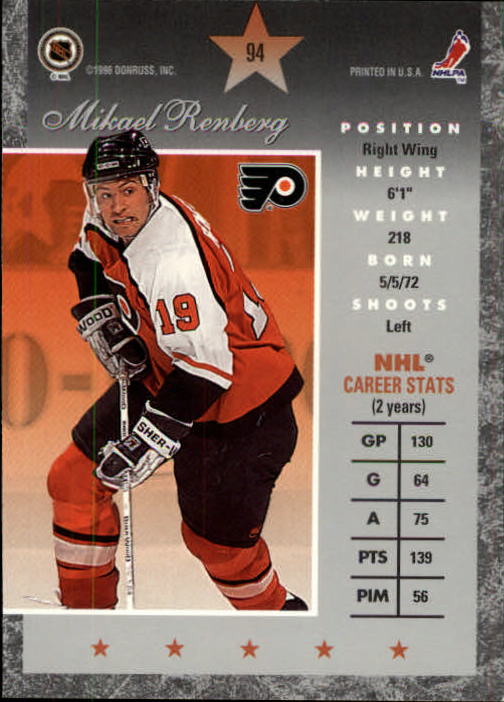 B1536- 1995-96 Donruss Elite Hockey 1-110 + Rookies -du Pick- 15 + Gratis US - Bild 133 von 147