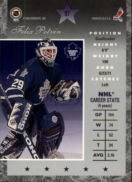 B1536- 1995-96 Donruss Elite Hockey 1-110 + Rookies -du Pick- 15 + Gratis US - Bild 139 von 147