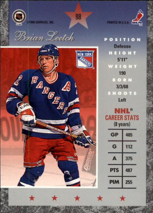 B1536- 1995-96 Donruss Elite Hockey 1-110 + Rookies -du Pick- 15 + Gratis US - Bild 141 von 147