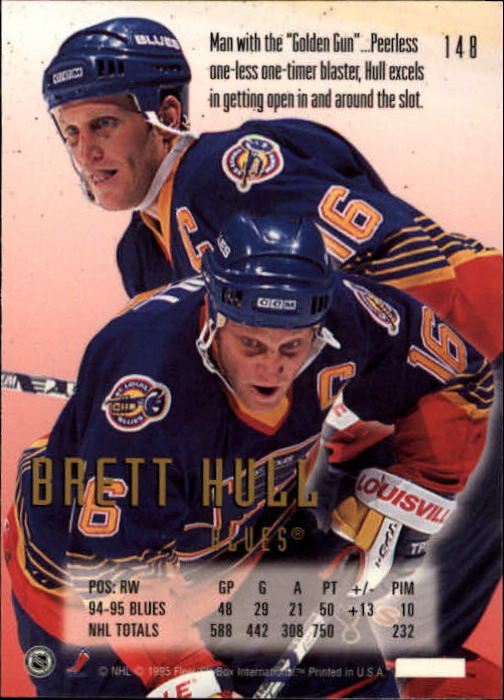 1995-96 Emotion #148 Brett Hull