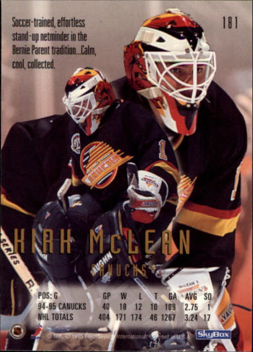 Sports Card Back