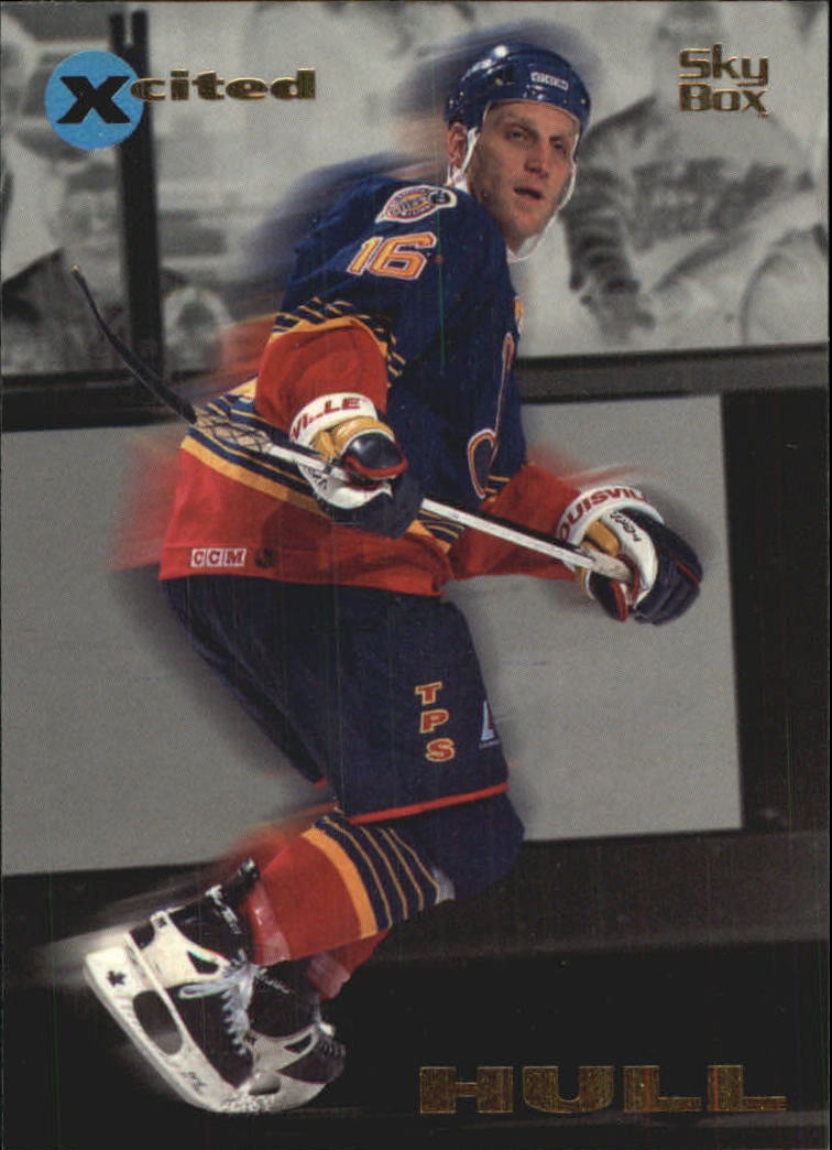 1995-96 Emotion Xcited #8 Brett Hull