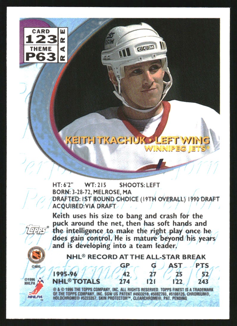 Sports Card Back